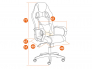 Кресло офисное Driver черный/бордо