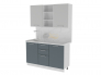 Кухонный гарнитур Анхель компакт 1400 мм МДФ
