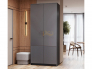 Шкаф 2-х створчатый Пандора ШК-04 Графит/базальт