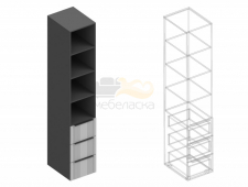 Пенал с 3 ящиками 