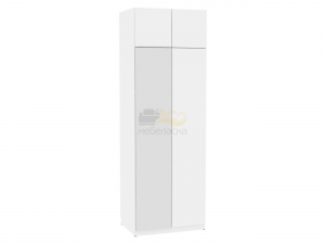 Шкаф с зеркалом Malta light H287М и Антресоль HA2