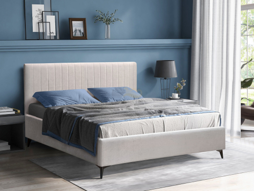 Кровать Фрейм 1600 Страйп высокие ножки с подъемом вивальди 14