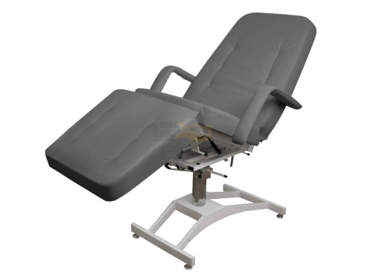 Кресло косметологическое Гармония-1 Maxi гидравлика Люкс-1 серый