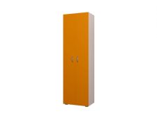 Шкаф 600 для одежды ДМ ТМК Дуб млечный-оранж