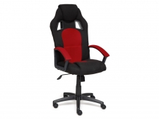 Кресло компьютерное с ткань черный/красный