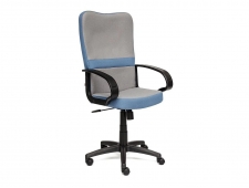 Кресло офисное СН757 ткань серый/синий