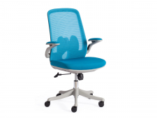 Кресло офисное Mesh-10 голубой