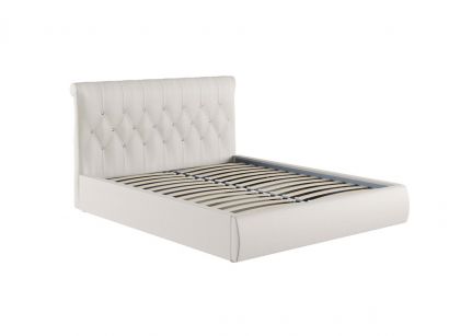 Кровать подъемная белая Тиффани 160 см